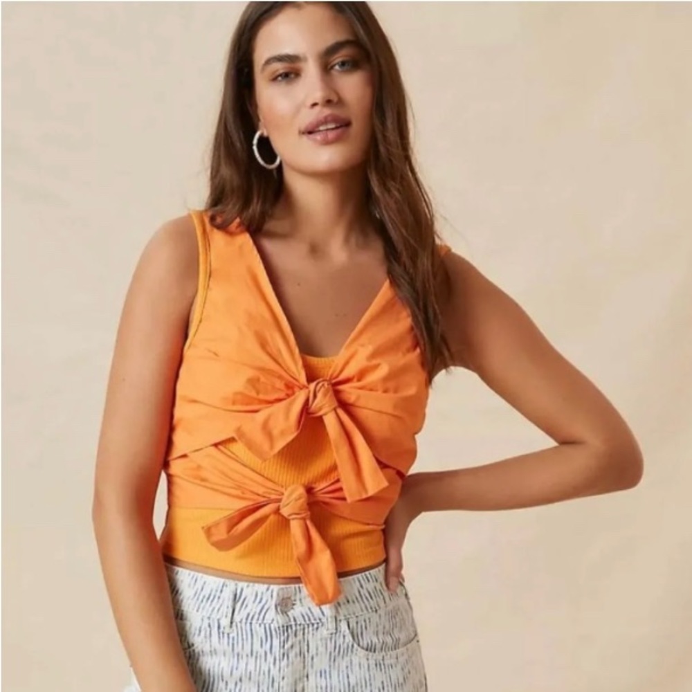 Orange top from anthro